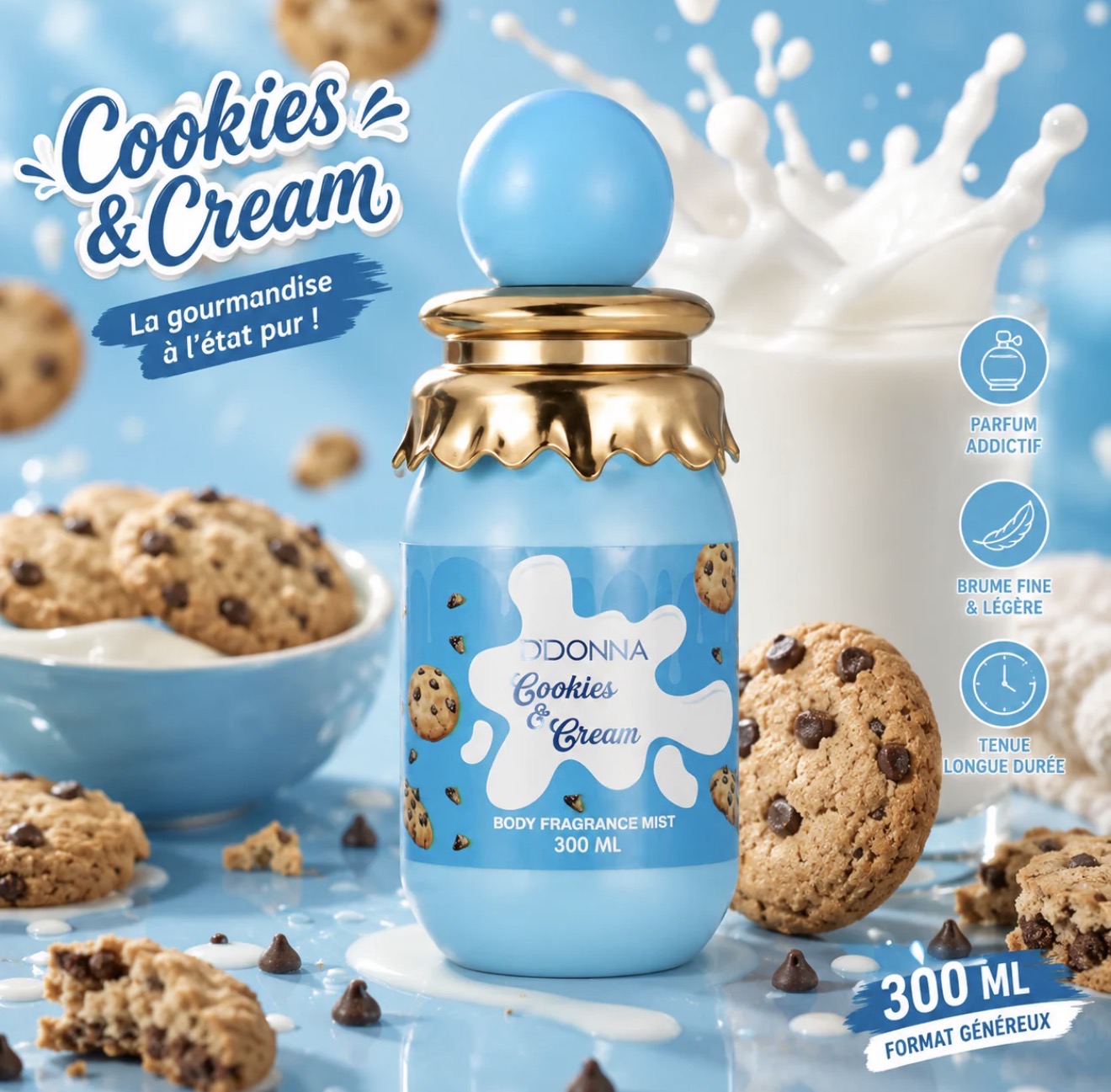 Brume Gourmande Cookies & Cream 300ml