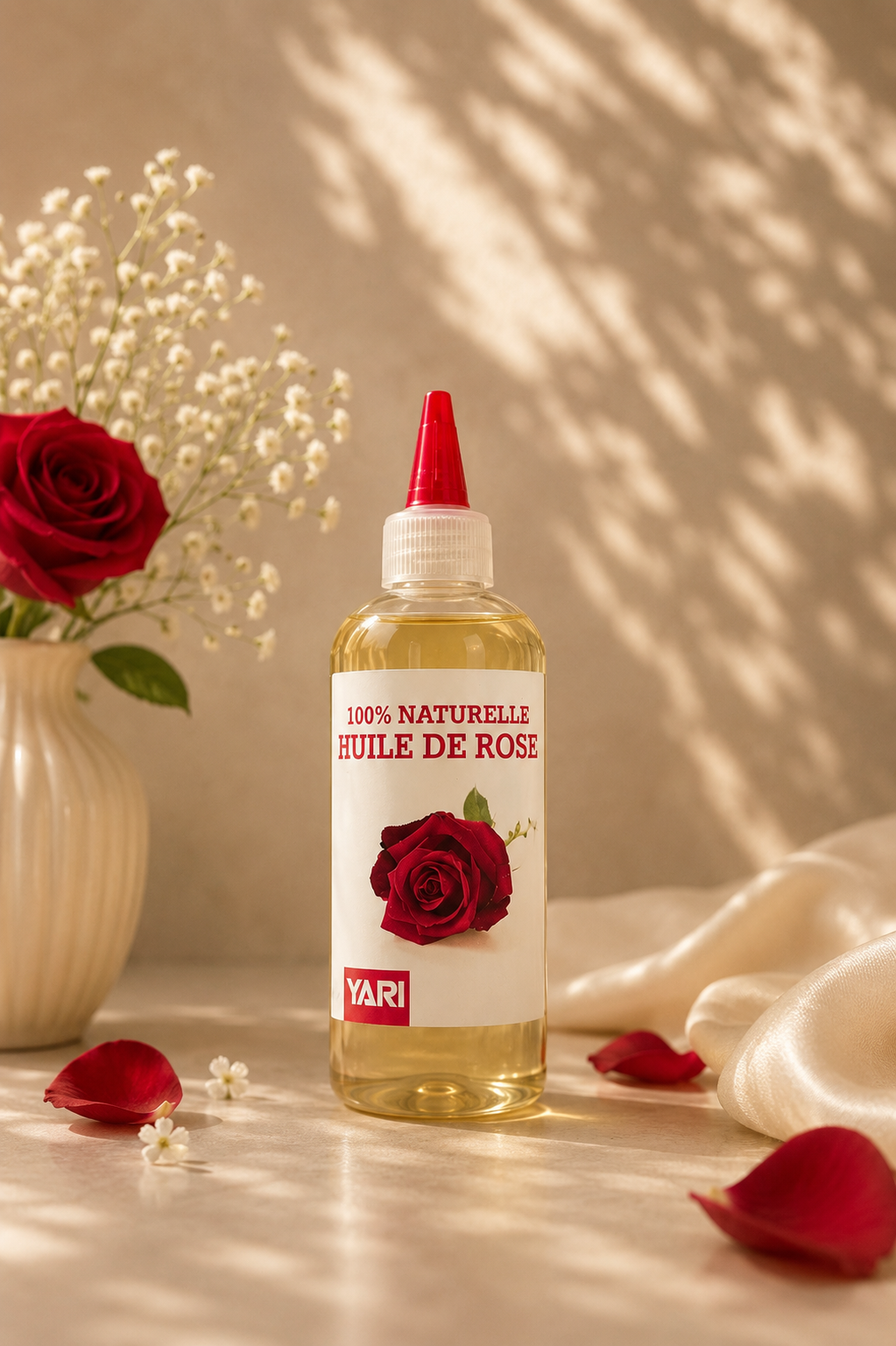 Huile rose 100%naturel yari 105 ml