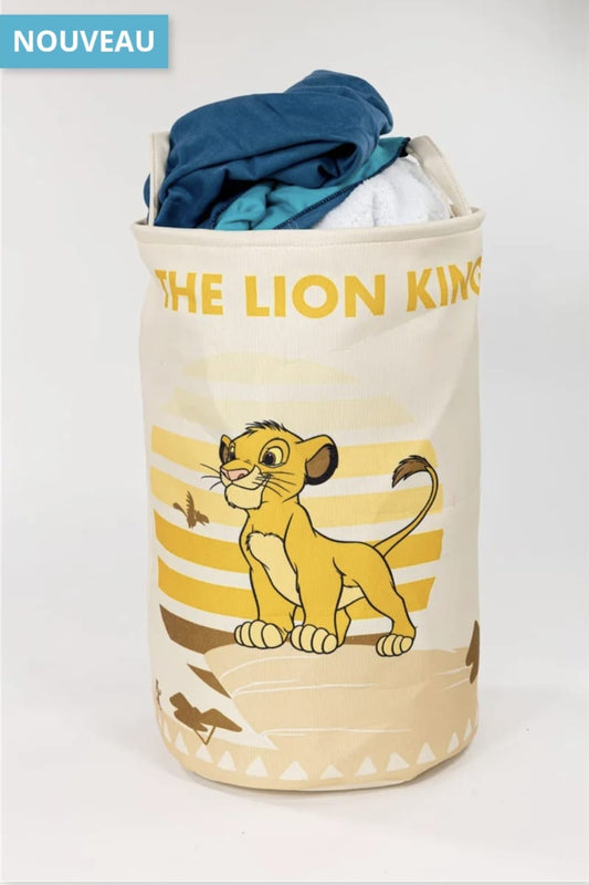 Panier à linge roi lion