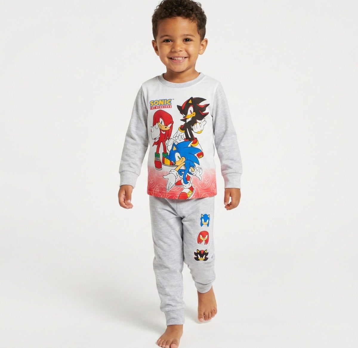 Pyjama Sonic gris coton