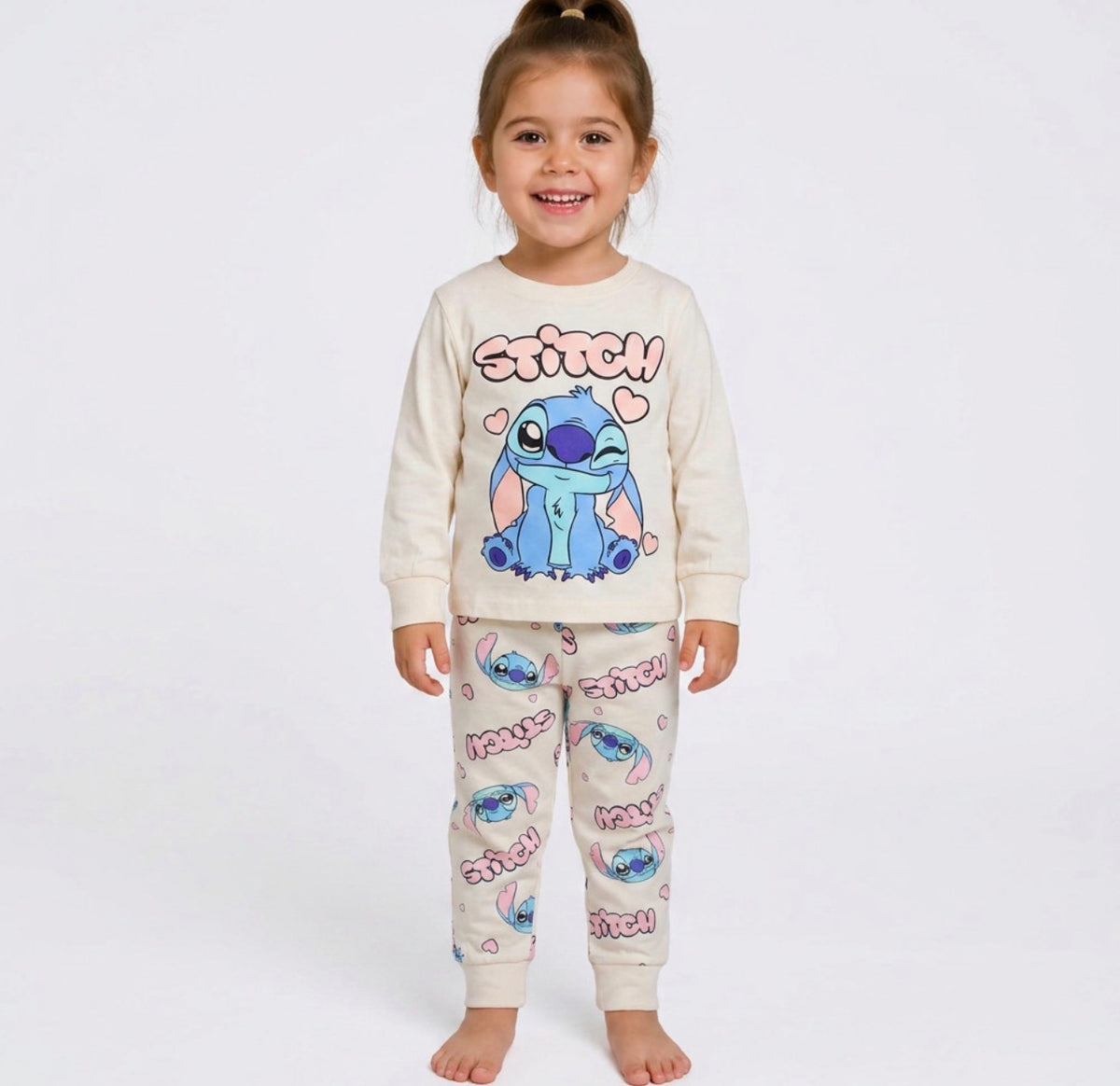 Pyjama Stitch beige coton