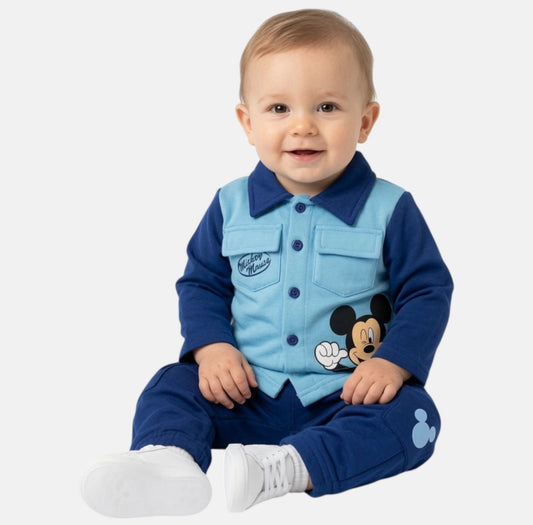 Ensemble Mickey bleu