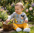 Ensemble Mickey jaune et gris