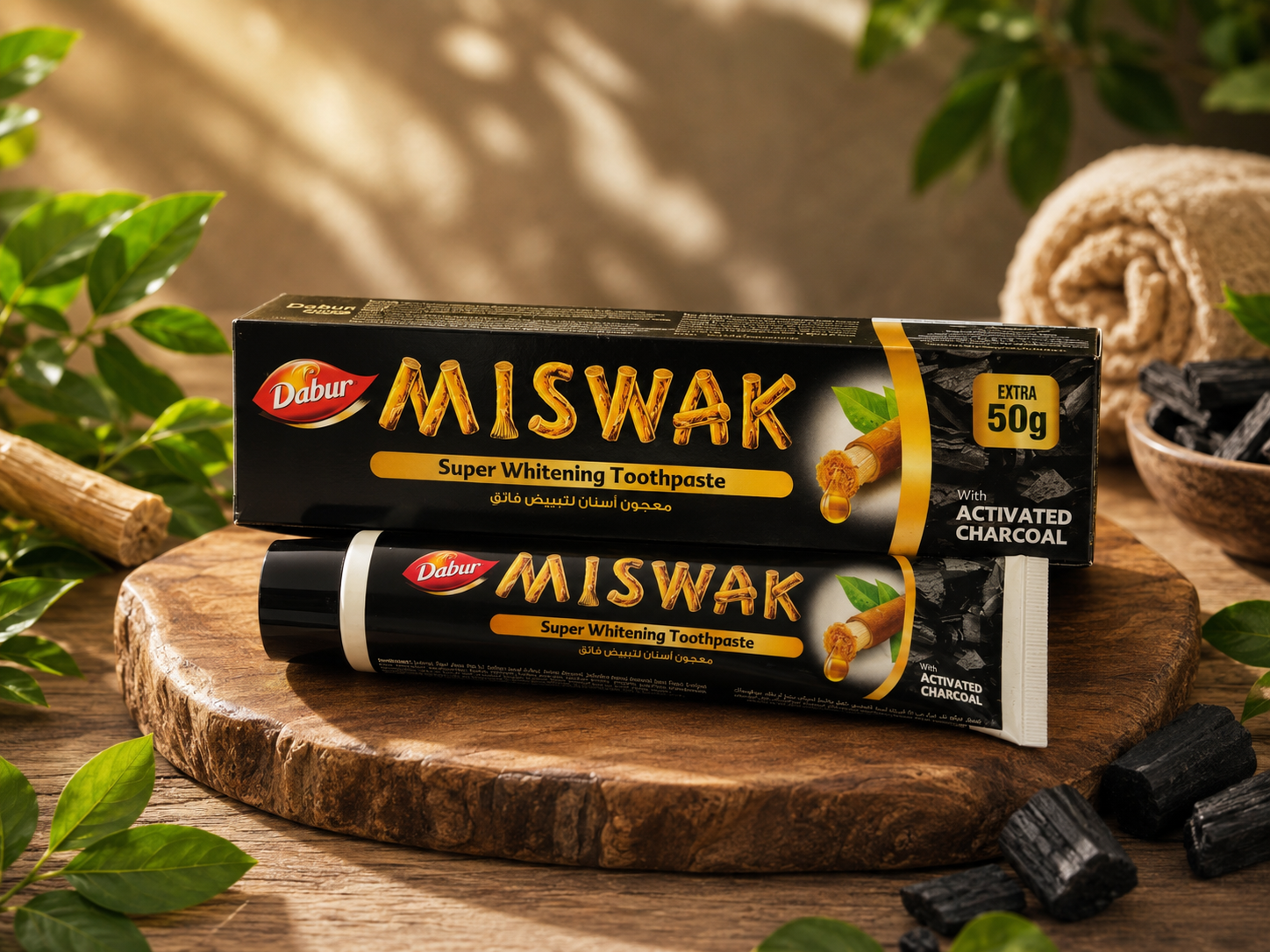 Dentifrice Miswak charbon 50g