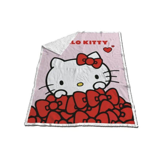 Couverture sherpa hello kitty