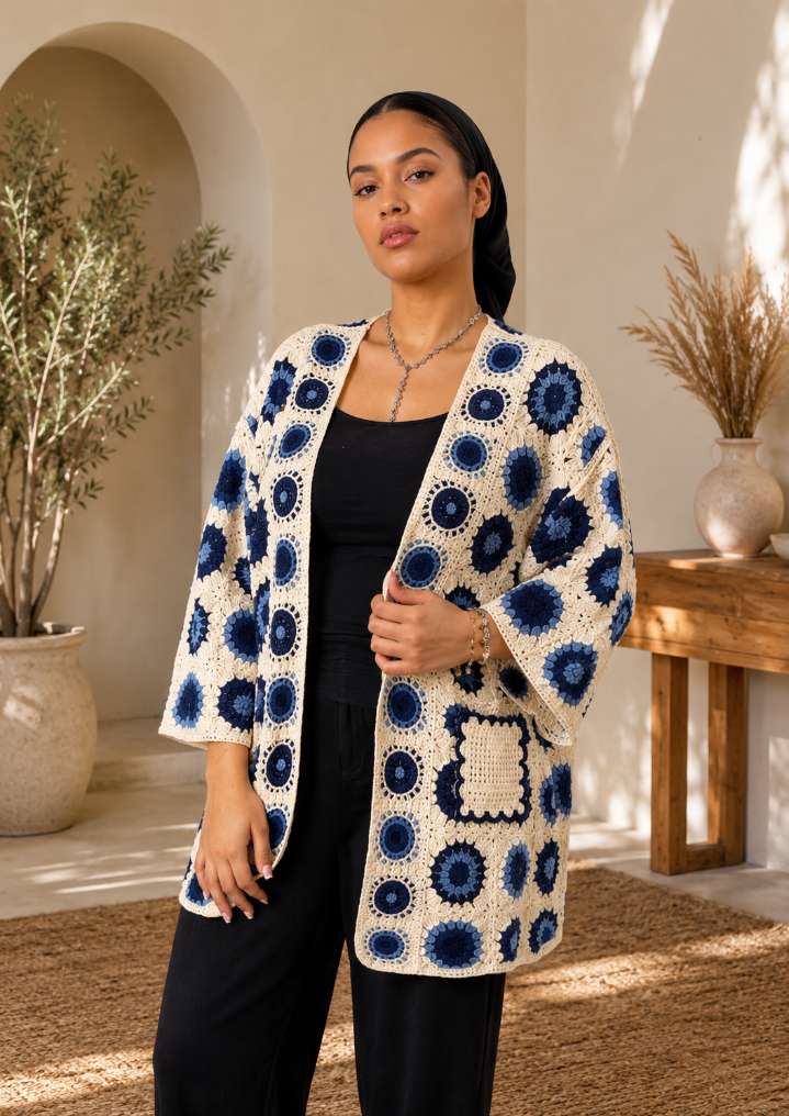 Gilet Manel bleu