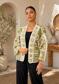 Gilet manel court vert